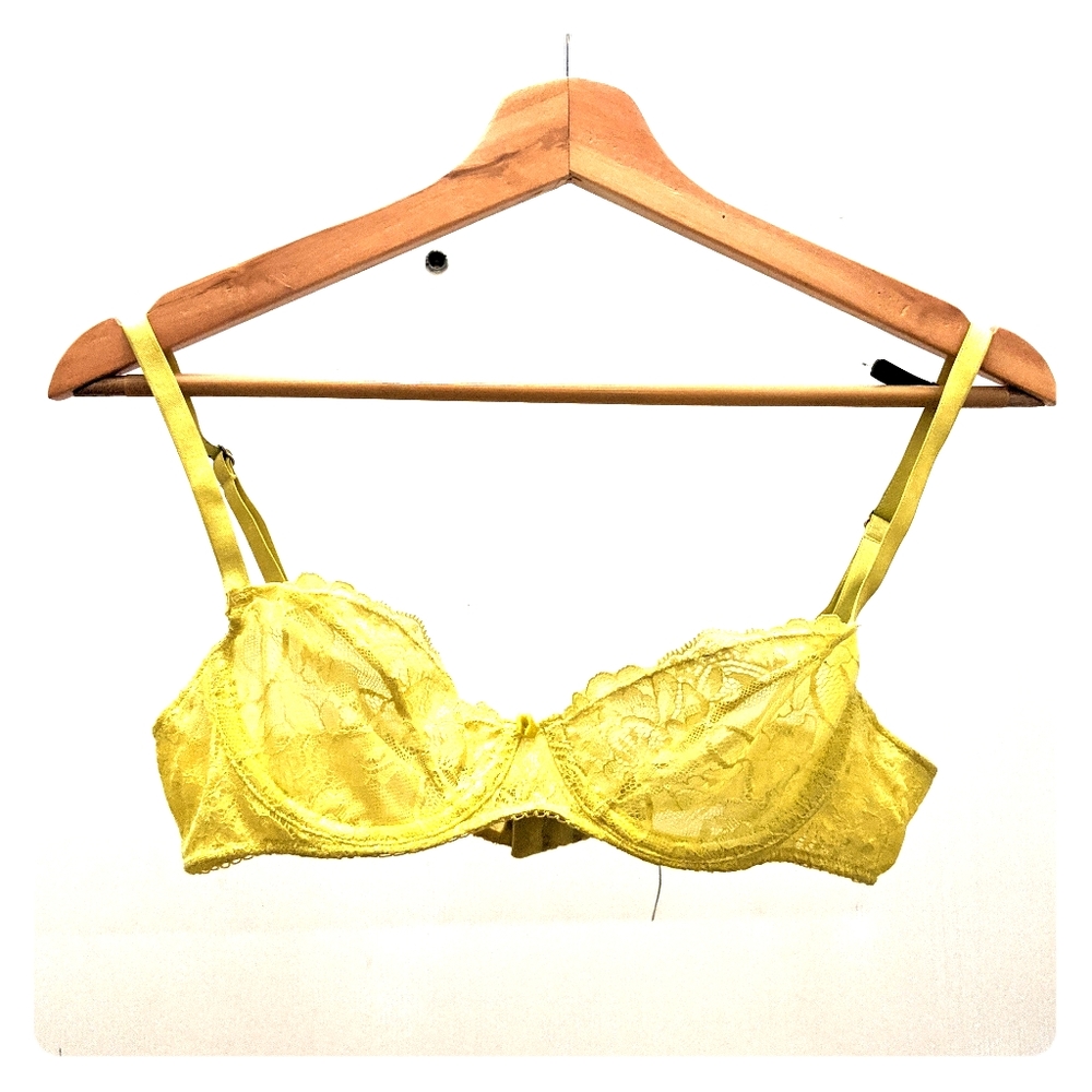 Yellow Lace Bralette